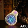 [MingBen] Led Light Bulb 3D Decoration Bulb E27 4W 220-240V Holiday Lights ST64 G95 G80 G125 A60 Novelty ChristmasLamp Lamparas