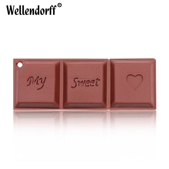 Chocolate and Too USB Flash Drive Silicone Pendrive USB2.0 64GB 32GB 16GB 8GB 4GB Pen Drive Flash Drive Gift USB Stick