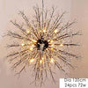 NANS vintage lights retro loft spark fireworks  Acrylic LED Pendant Light  Dining /Living Room Kitchen Light Hanging Lamps