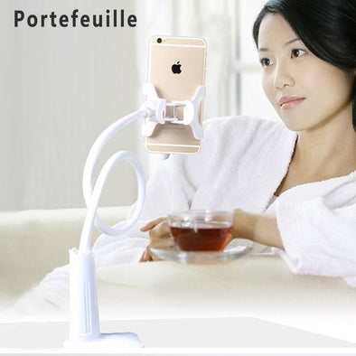 Portefeuille Universal Clamp Smartphone Desk Clip Mount Holder Tripod for Xiaomi redmi 4x 3s iPhone 8 7 Mobile Phone Accessories