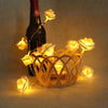LED String Lights 2M 5M 10M Wedding Rose 3*AA Battery Holiday Decoration Lightings Rosa LED Guirlande Lumineuse