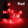 LED String Lights 2M 5M 10M Wedding Rose 3*AA Battery Holiday Decoration Lightings Rosa LED Guirlande Lumineuse
