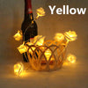 LED String Lights 2M 5M 10M Wedding Rose 3*AA Battery Holiday Decoration Lightings Rosa LED Guirlande Lumineuse