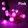 LED String Lights 2M 5M 10M Wedding Rose 3*AA Battery Holiday Decoration Lightings Rosa LED Guirlande Lumineuse